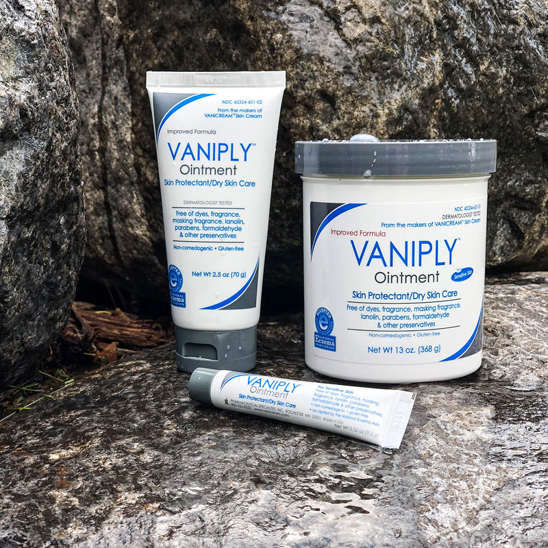 [Australia] - Vanicream Vaniply Ointment | Skin Protectant | Fragrance and Gluten Free | For Sensitive Skin | Soothes Dry, Irritated, Itchy & Chaffing Skin | 13 Ounce Tub 13 Ounce (Pack of 1) 