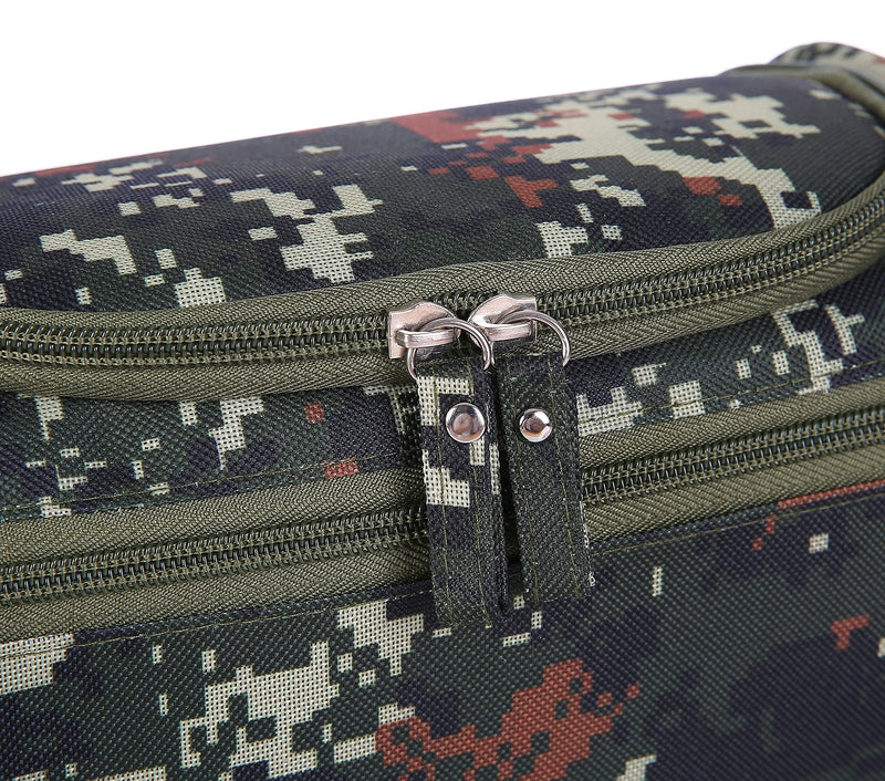 [Australia] - Hanging Travel Toiletry Bag Camo Wash Bag Waterproof Gym Shaving Bag with Handle for Men Women (Camouflage) Camouflage 