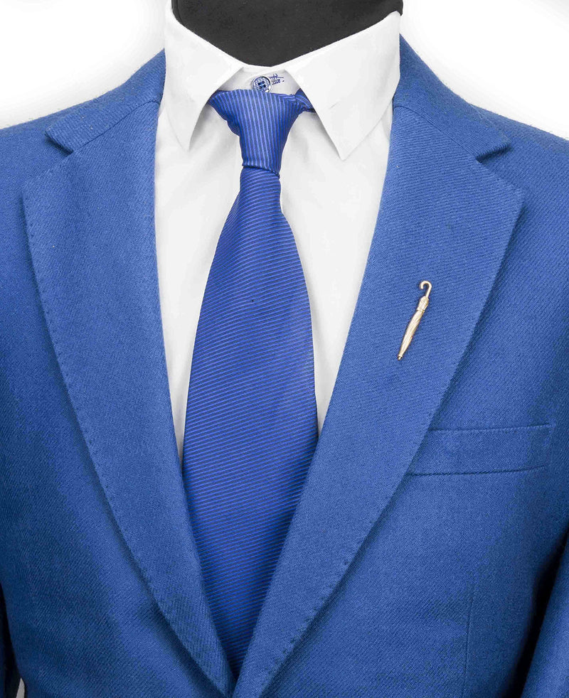 [Australia] - Knighthood Matte Gold Umbrellla Tie Pin Lapel Pin Badge Coat Suit Collar Accessories Brooch for Men 