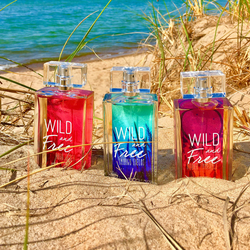 [Australia] - Wild and Free Hydrating Hair & Body Fragrance for Women - Amber Sundance - Fruity & Floral Body Spray - Natural Feminine Scent - 3.4 oz 100 ml 