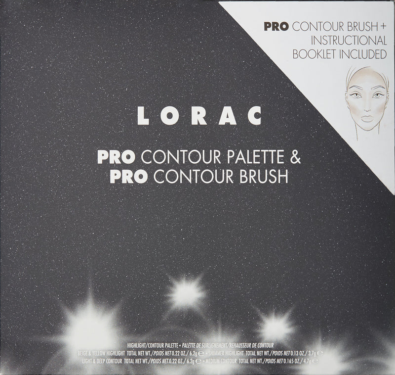 [Australia] - LORAC PRO Contour Palette & Contour Brush, Multi 