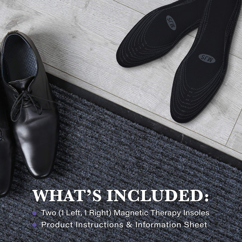 [Australia] - MAGNETJEWELRYSTORE Magnetic Unisex Therapy Shoe Inserts, 1 Pair (Men's 7-13, Women's 5-10) 