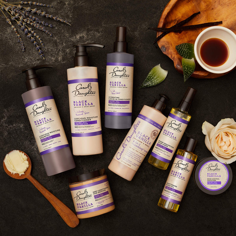 [Australia] - Carol's Daughter Black Vanilla Moisture and Shine Hair Smoothie For Dry Hair and Dull Hair, with Shea Butter, Cocoa Butter and Vitamin B5, Paraben Free Hair Treatment, 8 oz (Packaging May Vary) 