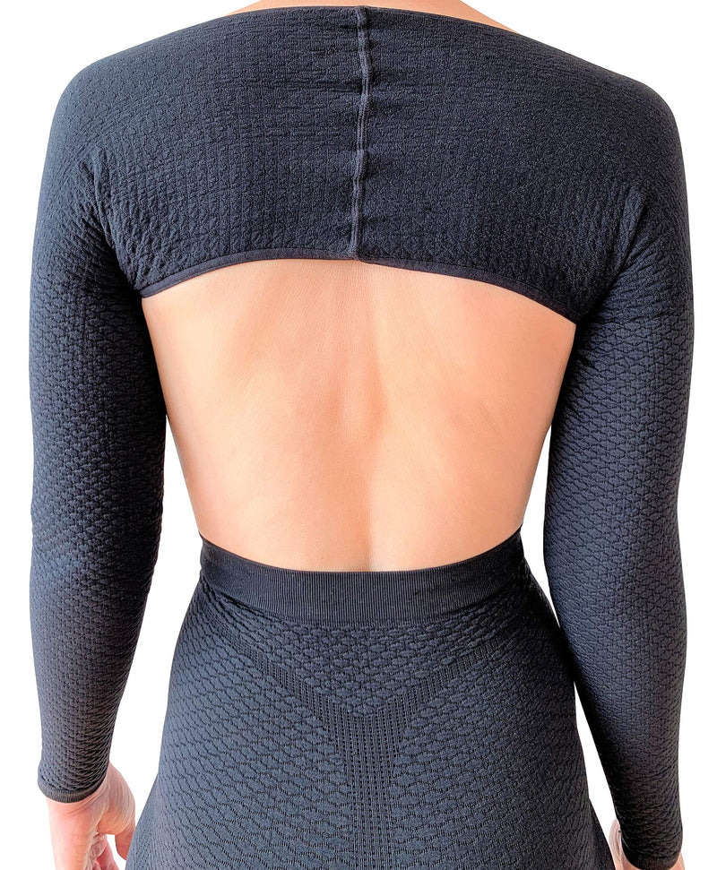 [Australia] - BIOFLECT® Compression Arm Sleeves Wrap with Bio Ceramic Fibers and Micro-Massage Knit - for Support and Comfort - Black 2XL 2X-Large (Pack of 1) 