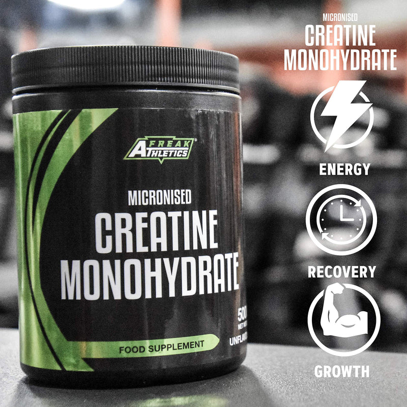 [Australia] - Creatine Monohydrate Powder 500g - Premium Grade Creatine Monohydrate - UK Made - Unflavoured Creatine Powder Scoop Included 
