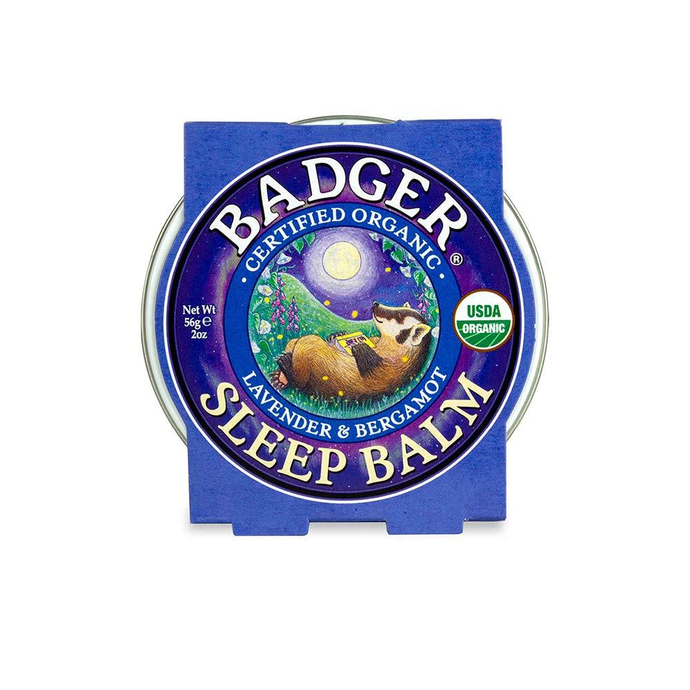 [Australia] - Badger - Sleep Balm, Lavender & Bergamot, Natural Sleep Balm, Scented Relaxing Balm for Children and Adults, Calming Night Balm, Organic Sleep Balm, 2 oz Sleep Balm - 2 oz 