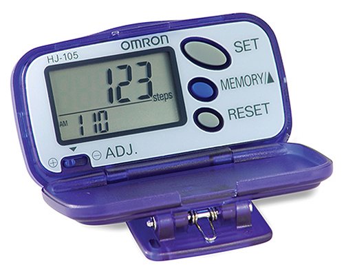 [Australia] - Omron HJ-105 Pedometer with Calorie Counter Purple 