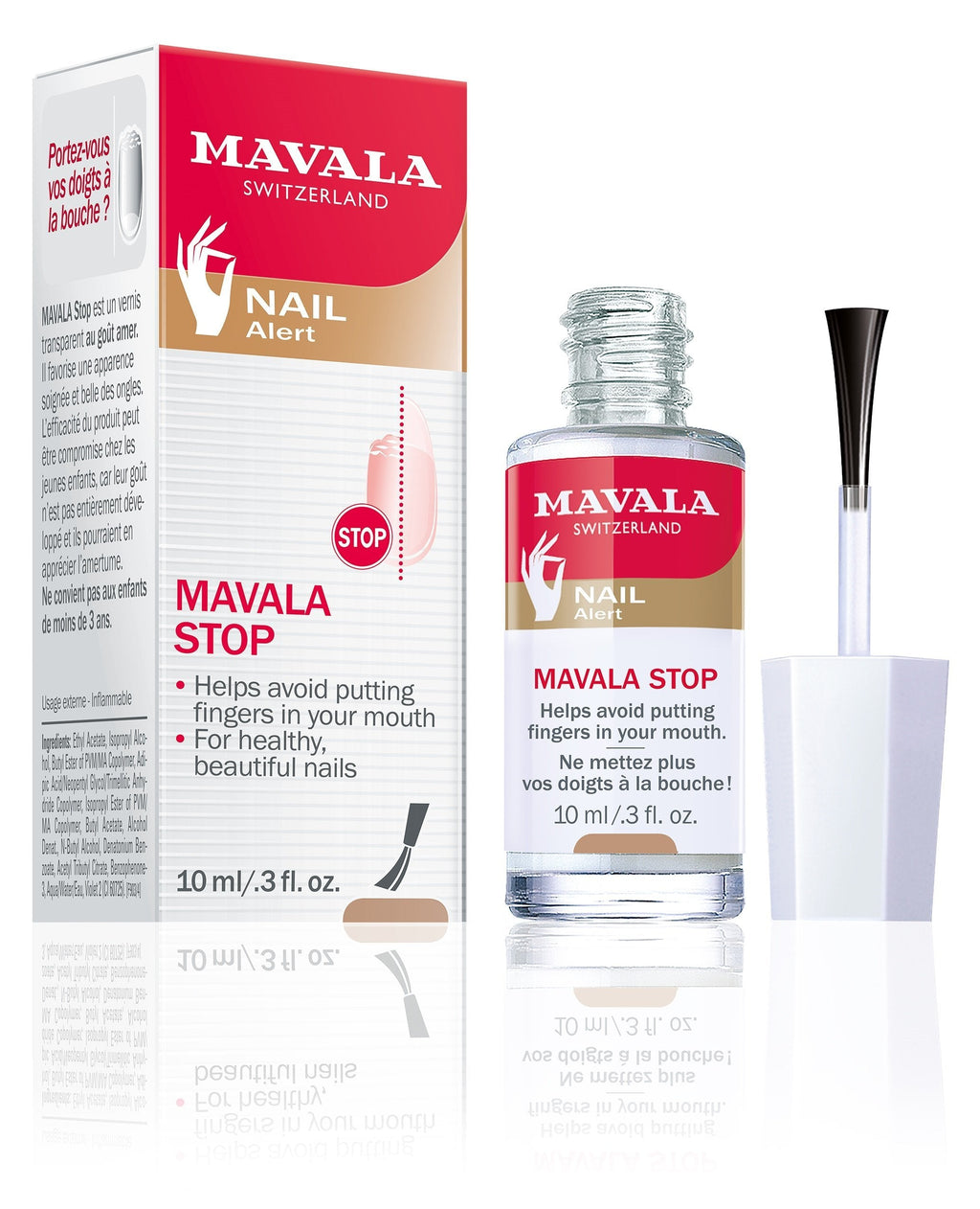 [Australia] - Mavala Stop Deterrent Nail Polish Treatment | Nail Care to Help Stop Putting Fingers In Your Mouth | For Ages 3+ | 0.3 Fl Oz 0.3 Fl Oz (Pack of 1) 
