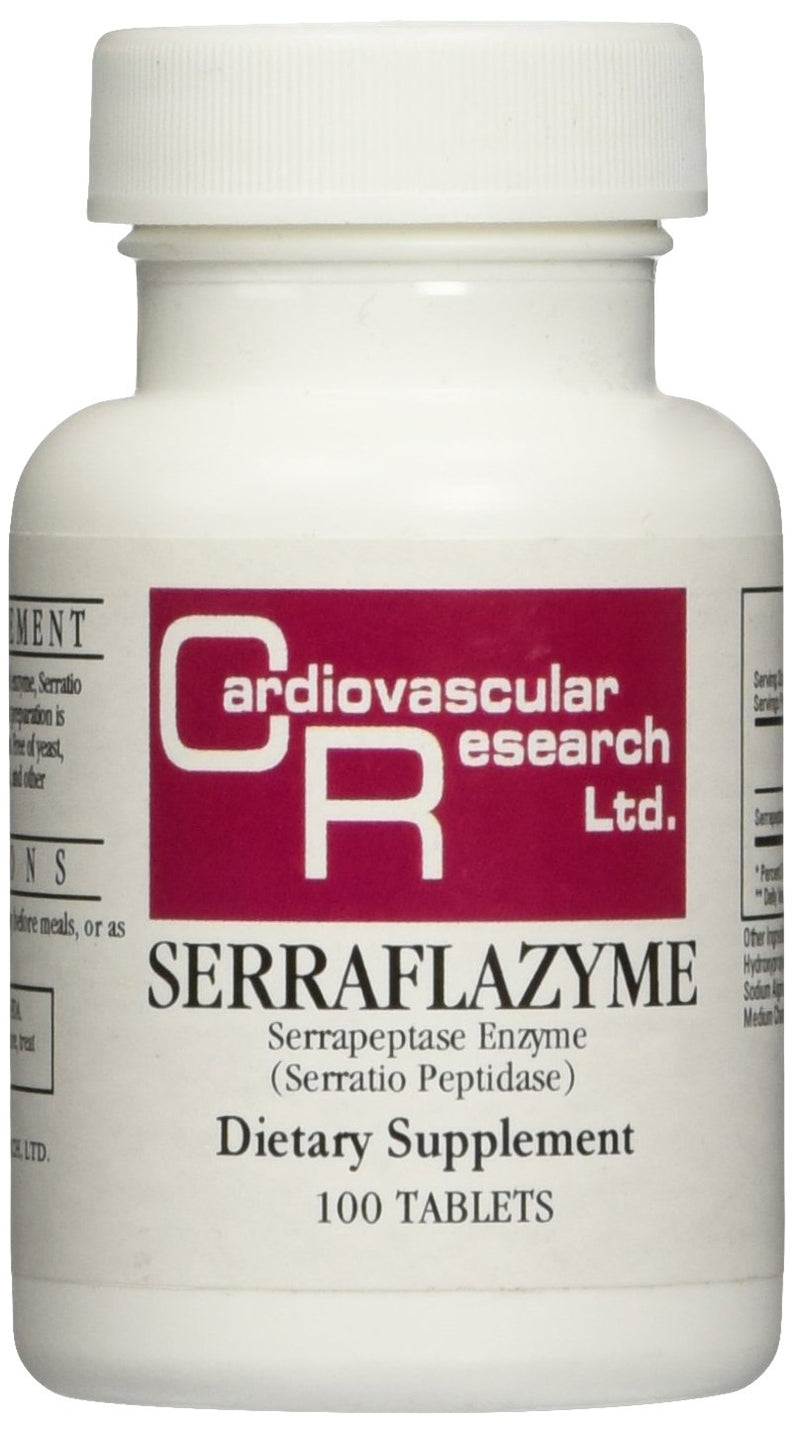 [Australia] - Cardiovascular Research Serraflazyme Tablets, 100 Count 
