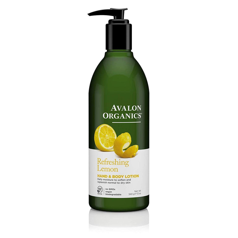 [Australia] - Avalon Organics Hand & Body Lotion, Refreshing Lemon, 12 Oz 