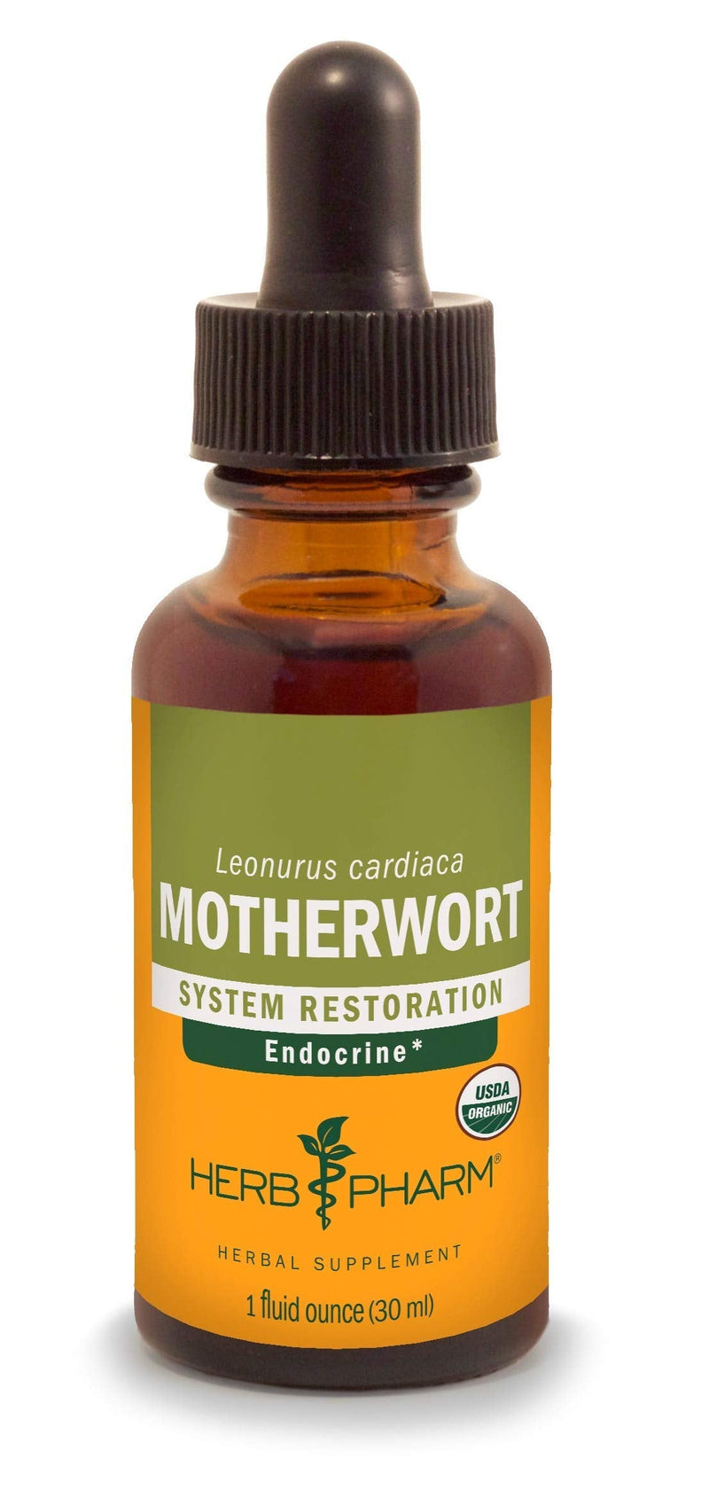 [Australia] - Herb Pharm Certified Organic Motherwort Liquid Extract for Endocrine System Support - 1 Ounce 1 Fl Oz (Pack of 1) 