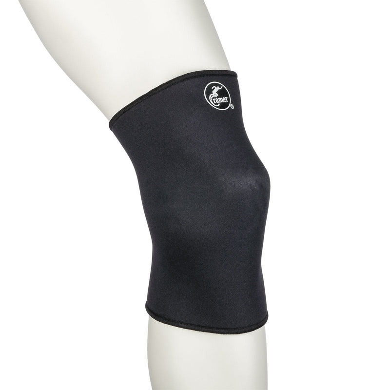 [Australia] - Cramer Neoprene Knee Compression Sleeve For MCL, ACL, Surgery Recovery, Sprains, Strains, And Arthritis, Best Knee Brace For Running, Crossfit, Joint Pain Relief, Powerlifting, Black Large 