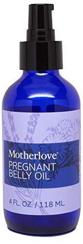 [Australia] - Motherlove Pregnant Belly Oil (4oz) Help Prevent Stretch Marks During Pregnancy & Soothe The Itch of Growing Skin—Moisturizing Herb Infused Oil—Organic Herbs, Non-GMO, Cruelty-Free, Vegan 4 Fl Oz (Pack of 1) Standard Packaging 