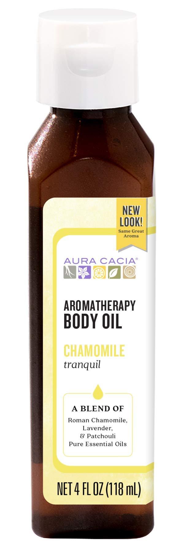 [Australia] - Aura Cacia Tranquil Chamomile Aromatherapy Body Oil | 4 fl. oz. 