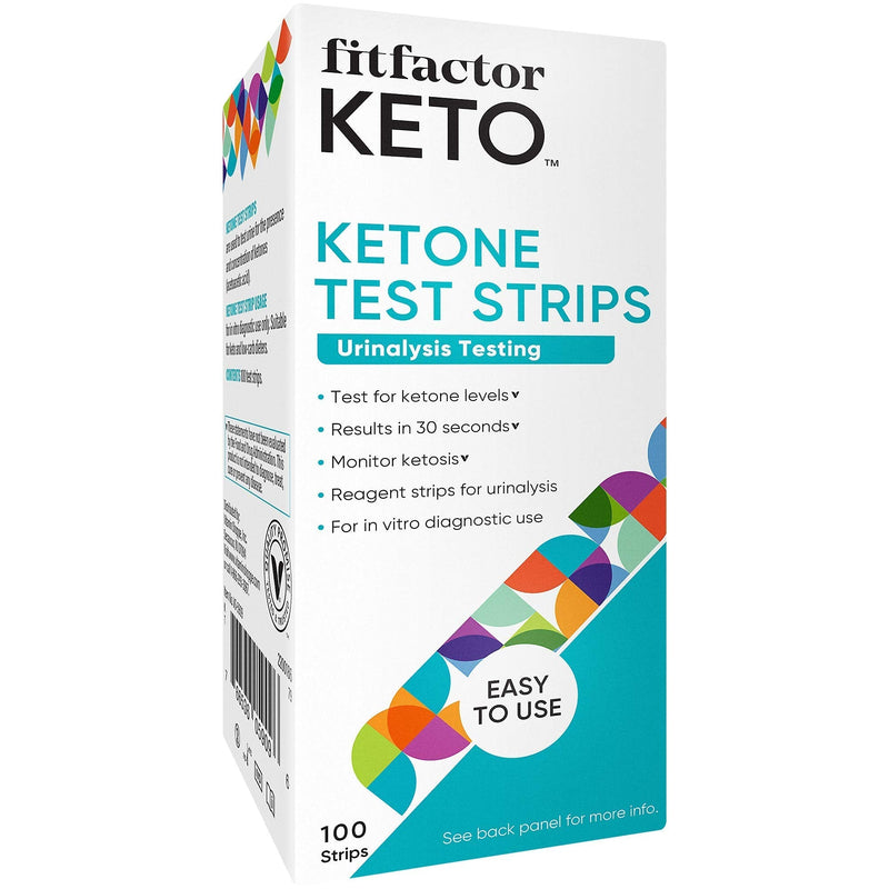 [Australia] - Ketone Test Strips for Urinalysis Testing, Keto Diet, Keto Friendly for Ketosis Levels, 100 Strips by fitfactor Keto 