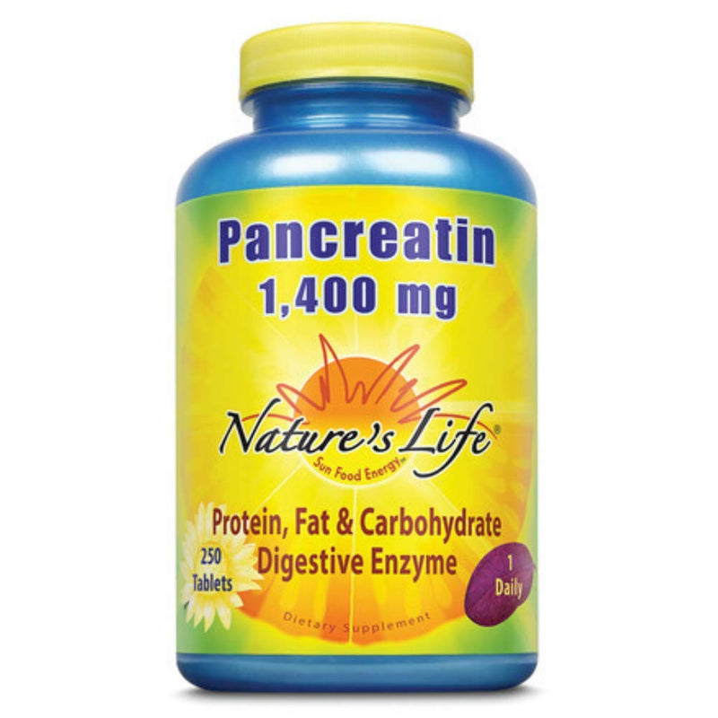 [Australia] - Nature's Life Pancreatin 4X Strength | 250 ct 
