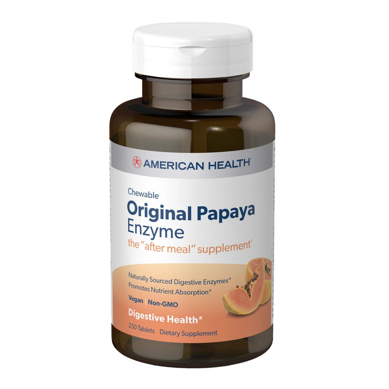 [Australia] - American Health Chewable Multi-Enzymes, Original Papaya, 250 Count 