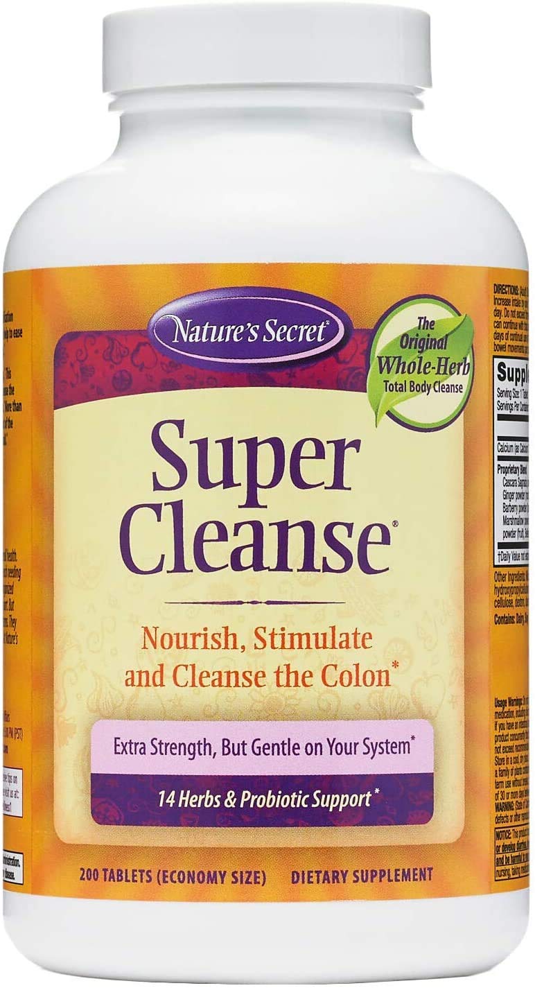 [Australia] - Nature's Secret - Super Cleanse, 200 tablets 