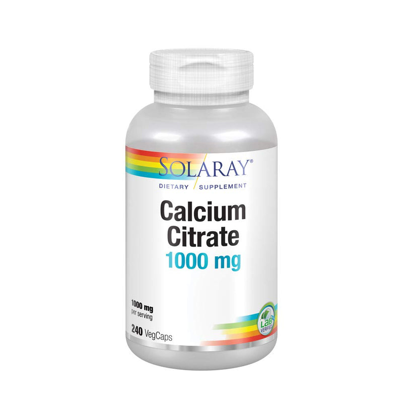 [Australia] - Solaray Calcium Citrate, 1000 mg, 240 VegCaps 