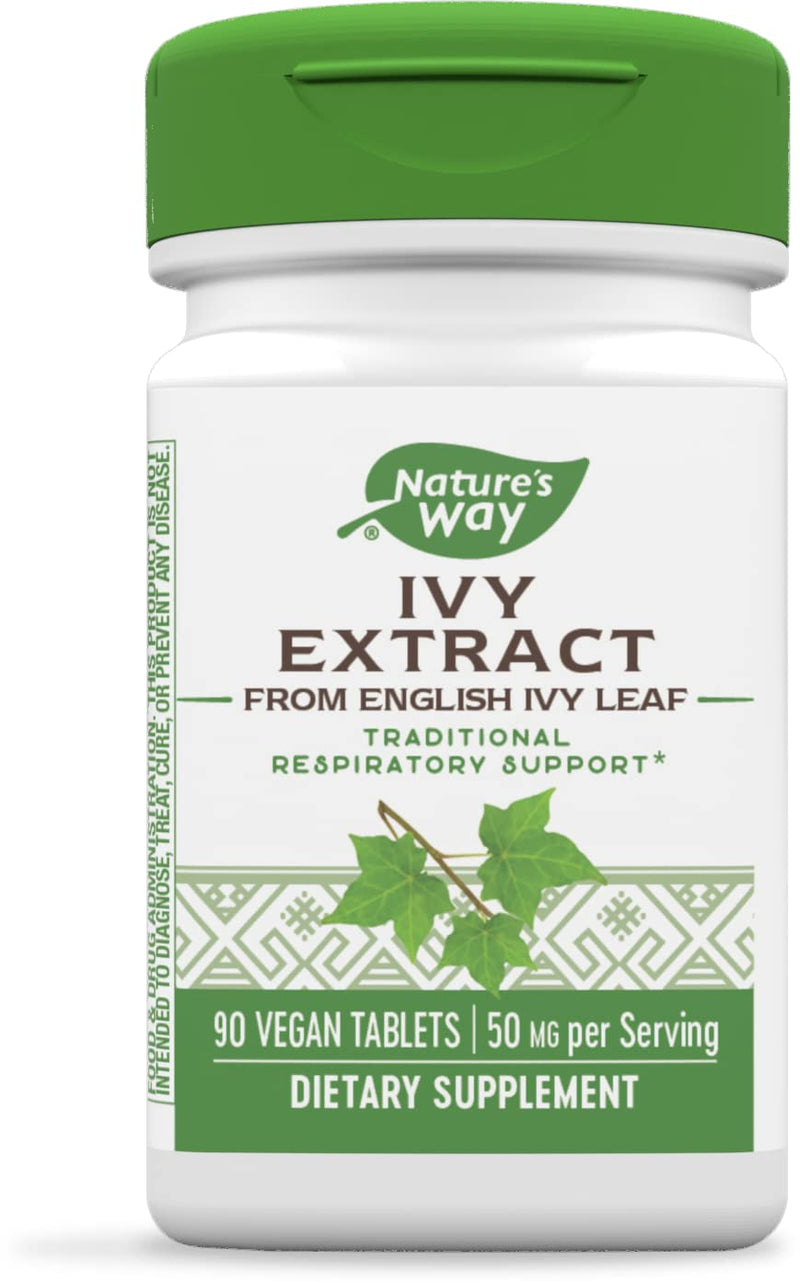 [Australia] - Nature's Way Ivy Extract from English Ivy Leaf 50 mg Potency, 90 Count 