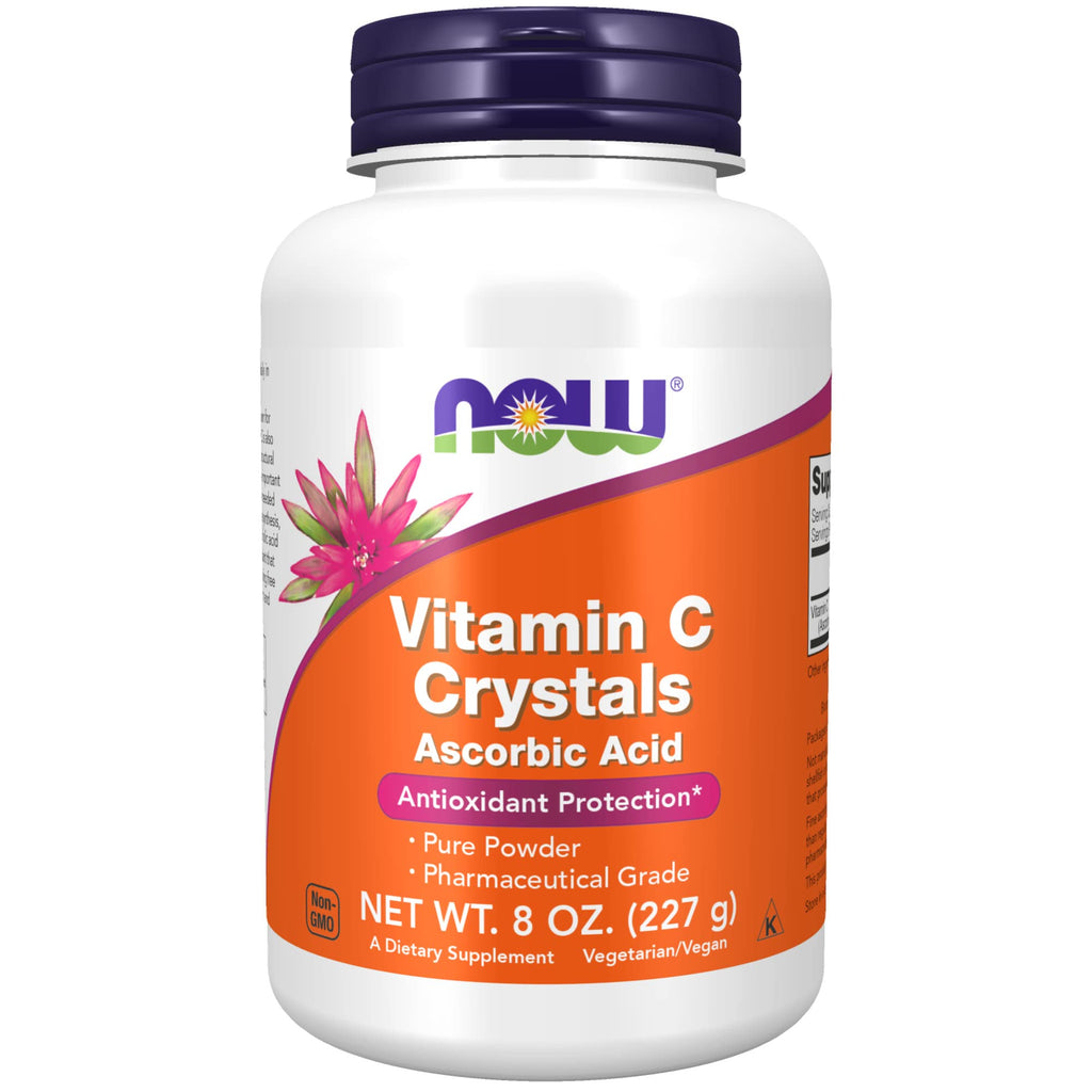 [Australia] - NOW Supplements, Vitamin C Crystals (Ascorbic Acid), Antioxidant Protection*, 8-Ounce 8 Ounce (Pack of 1) 