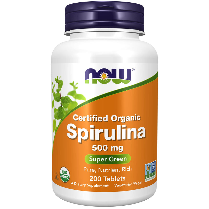 [Australia] - Now Foods Organic Spirulina Tablets, 200 