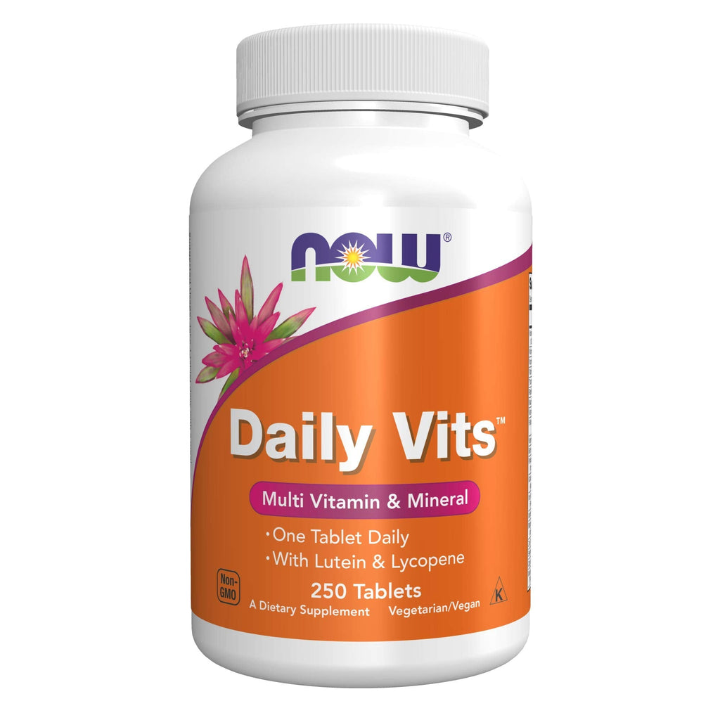 [Australia] - NOW Supplements, Daily Vits™, One Tablet Daily with Lutein & Lycopene, 250 Tablets 