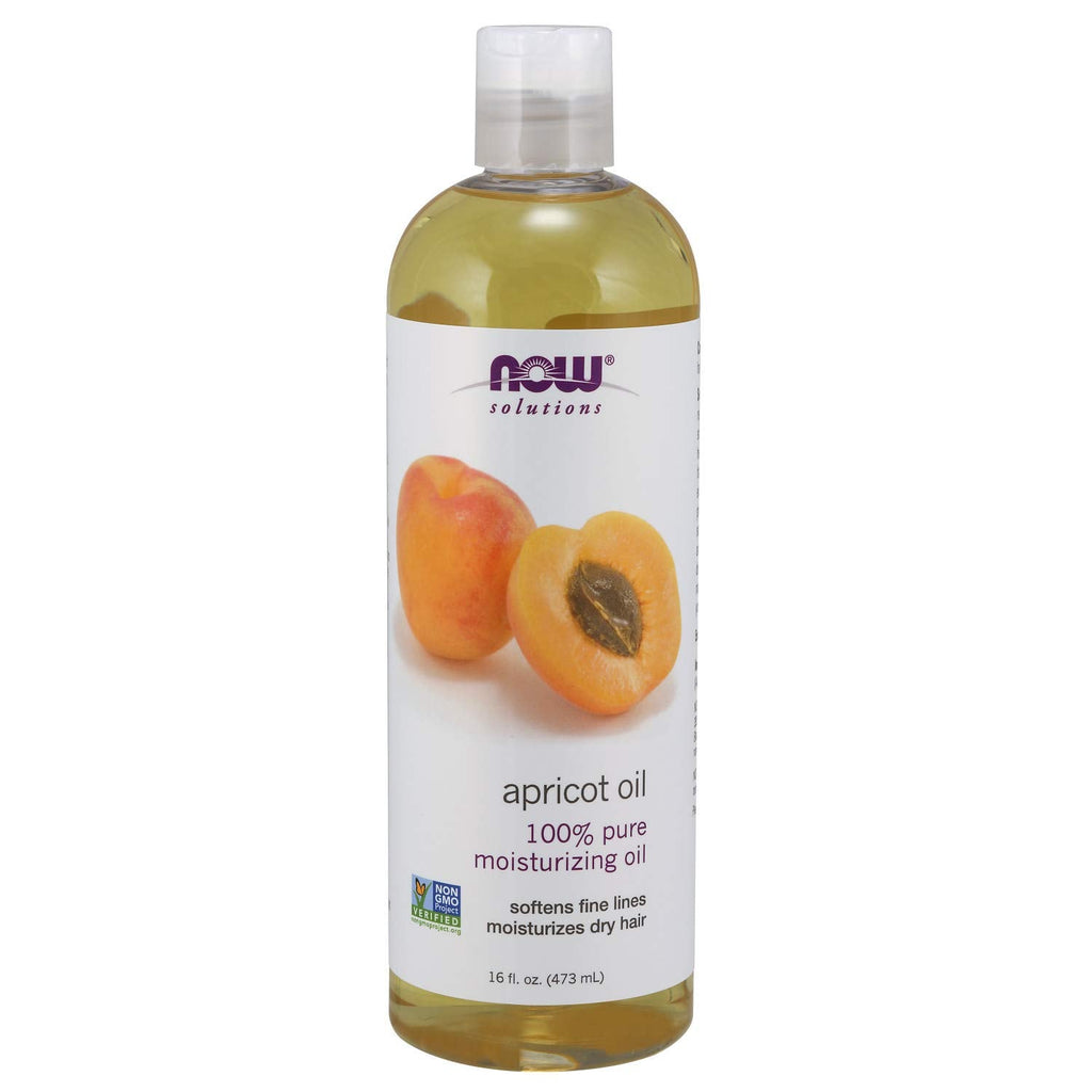 [Australia] - NOW Solutions, Apricot Kernel Oil, Hair Moisturizer, Rejuvenating Skin Oil, Softens Fine Lines, 16-Ounce 16 Fl Oz (Pack of 1) 