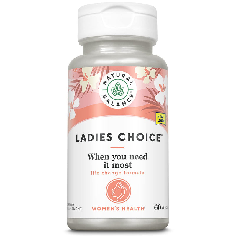 [Australia] - Natural Balance Ladies Choice Menopause Support | Hormone Balance Formula with PhytoEstrogens | 60 VegCaps 
