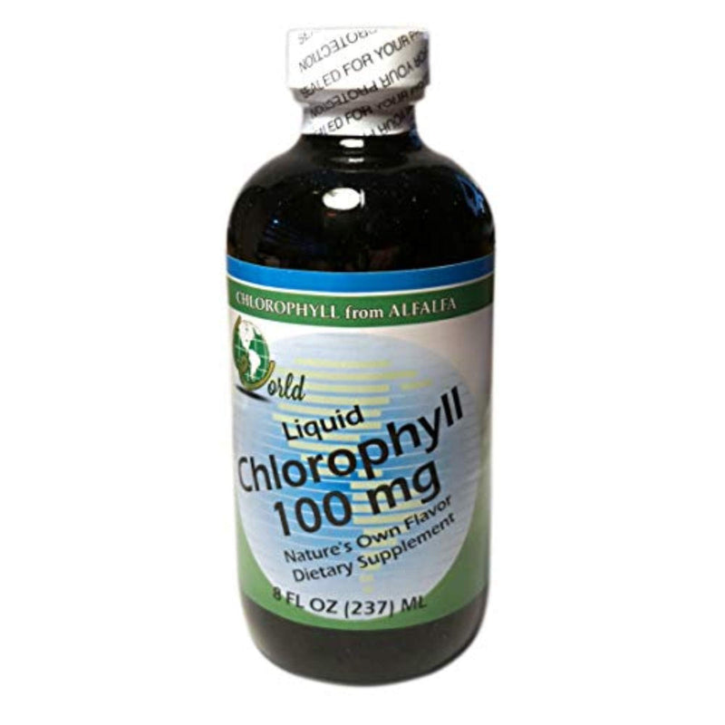 [Australia] - World Organic - Chlorophyll Liquid 100mg, 8 oz liquid 