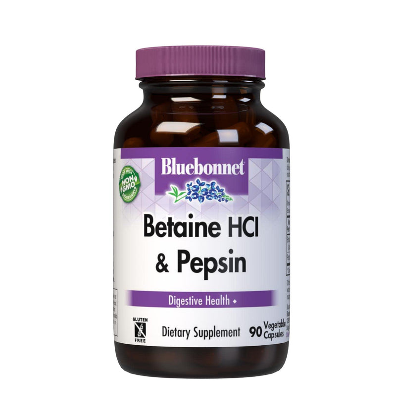 [Australia] - BlueBonnet Betaine HCI Plus Pepsin Vegetarian Capsules, 90 Count 
