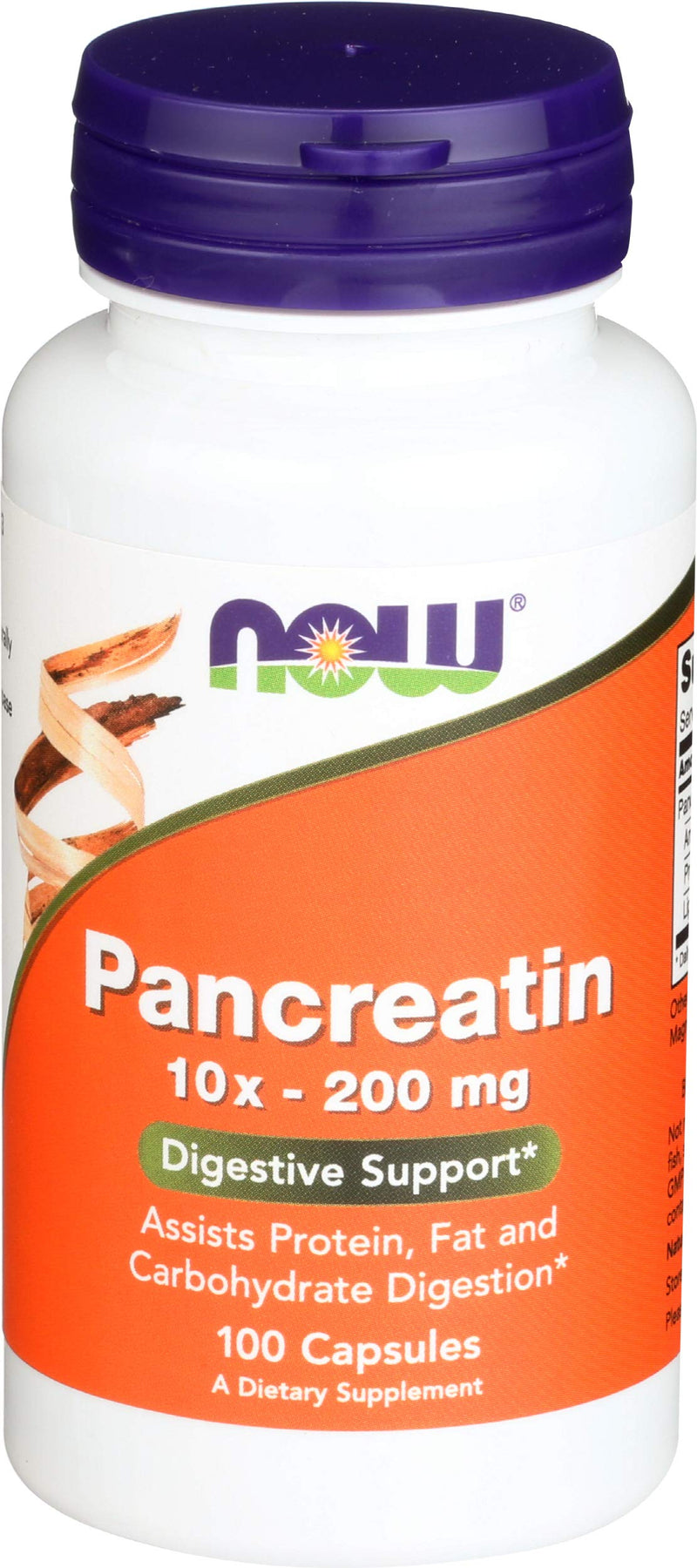 [Australia] - NOW FOODS Pancreatin 2000mg Capsules, 100 CT 100 Count (Pack of 1) 