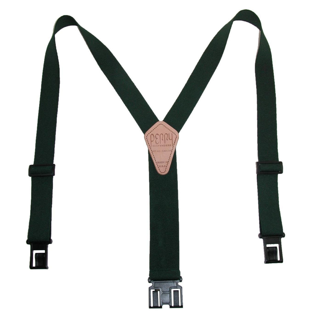 [Australia] - Perry Suspenders Men's Elastic Hook End Camouflage Suspenders Big N Tall Length - 1.5" Width Hunter Green 