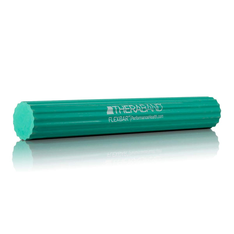 [Australia] - TheraBand FlexBar Resistance Bar For Improving Grip Strength, Tennis Elbow, Golfers Elbow, Tendonitis Green - Medium 