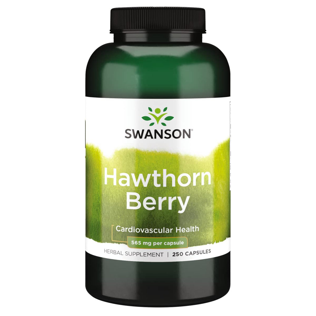 [Australia] - Swanson Premium Hawthorn Berries 250 Caps, 565 mg each 1 