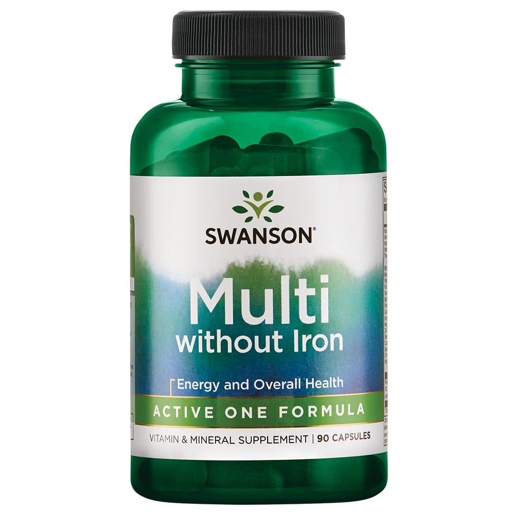 [Australia] - Swanson Active One Multivitamin Without Iron 90 Capsules 
