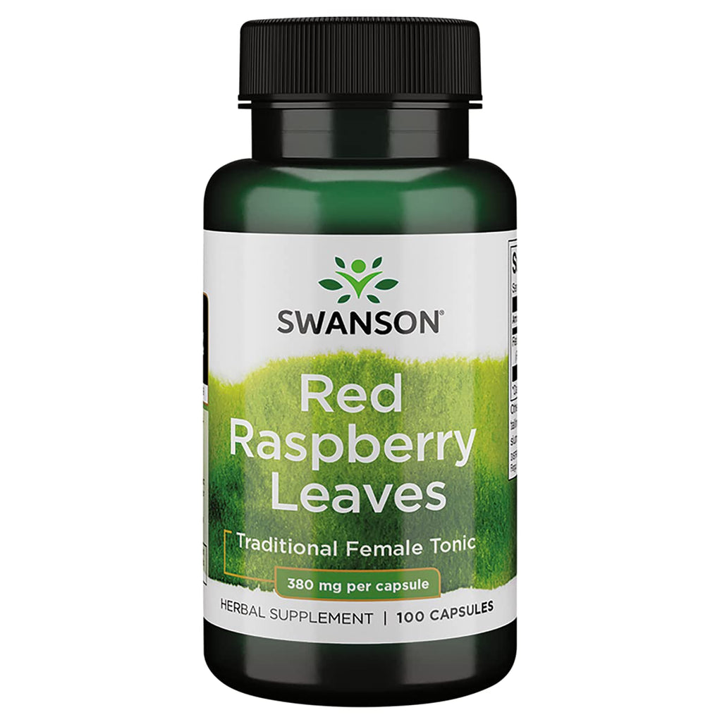 [Australia] - Swanson Red Raspberry Leaves 380 Milligrams 100 Capsules 1 
