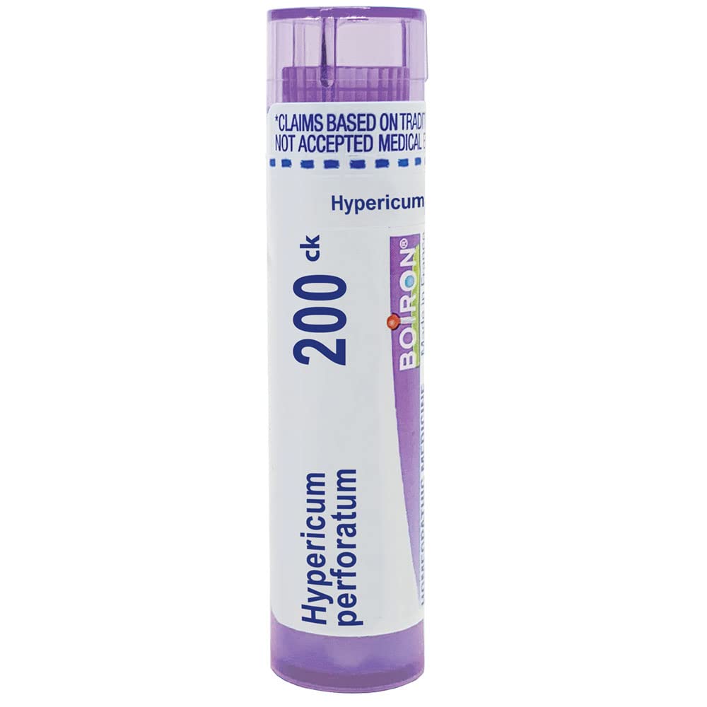 [Australia] - Boiron Hypericum Perforatum 200CK, 80 Pellets, Homeopathic Medicine for Nerve Pain 80 Count (Pack of 1) 