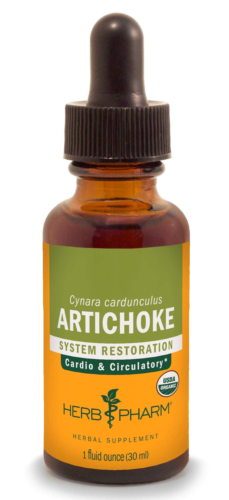 [Australia] - Herb Pharm Certified Organic Artichoke Liquid Extract for Cardiovascular and Circulatory Support - 1 Ounce 