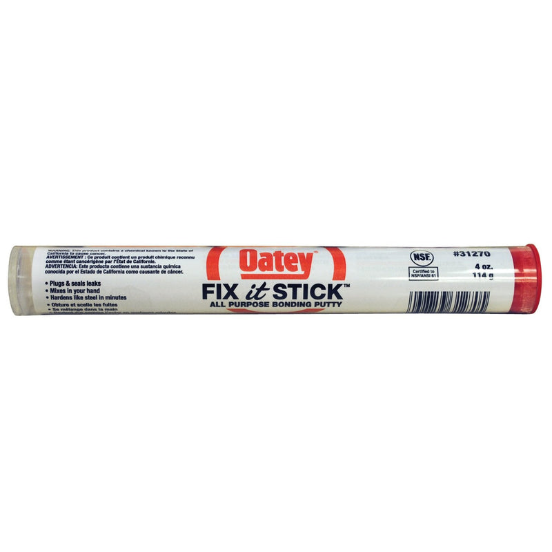 [Australia] - Oatey 31270 Fix-It Multi-Purpose Epoxy Putty, 4 Oz, Box, Sulfurous, Solid, White/Beige 4 oz. 