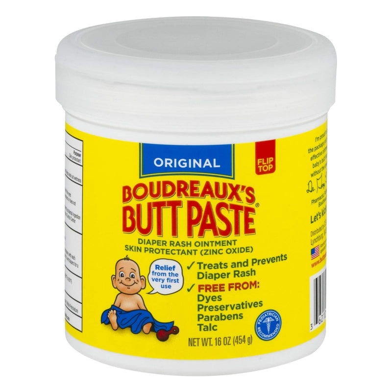 [Australia] - Boudreaux's Butt Paste Diaper Rash Ointment, Original, 16 Oz 1 Pound (Pack of 1) Without Applicator 