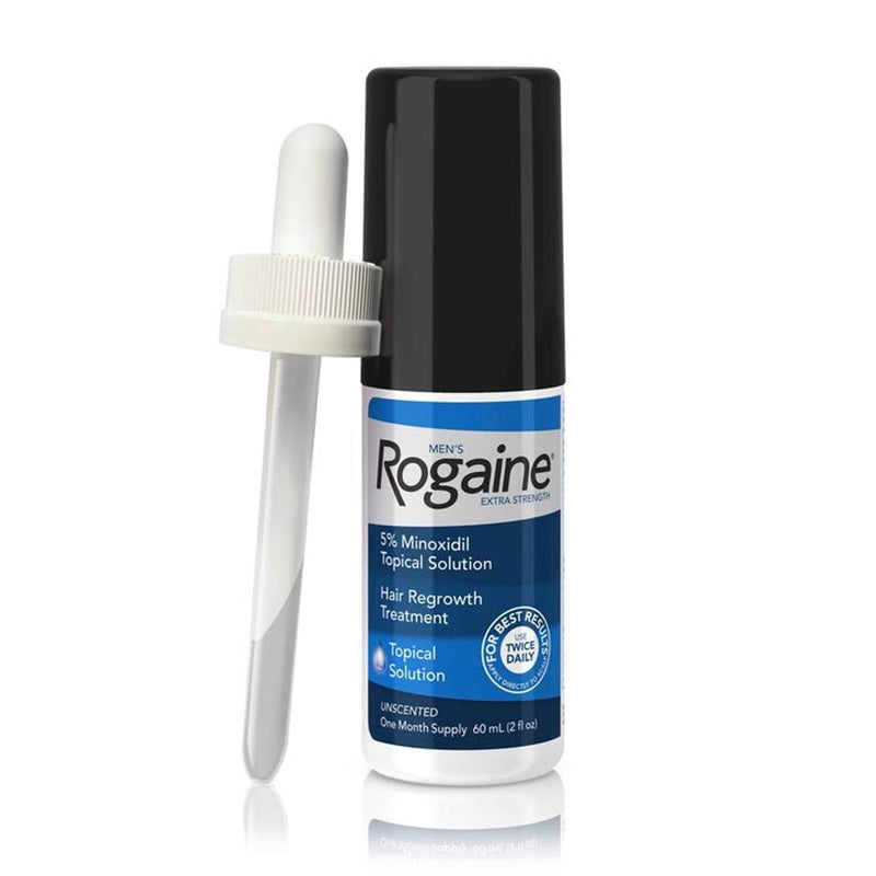 [Australia] - Men's Rogaine Extra Strength 5% Minoxidil Topical Solution for Hair Loss and Hair Regrowth, Topical Treatment for Thinning Hair, 1-Month Supply 1- Month Supply 