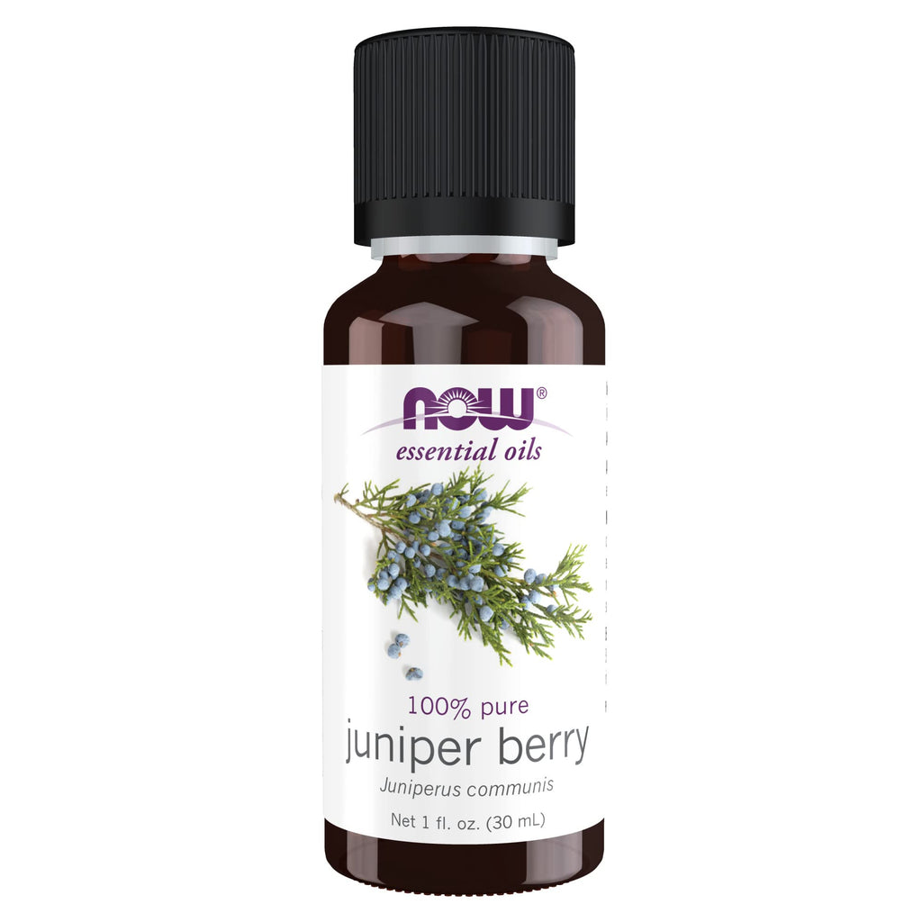 [Australia] - NOW Essential Oils, Juniper Berry Oil, Restoring Aromatherapy Scent, Steam Distilled, 100% Pure, Vegan, Child Resistant Cap, 1-Ounce Floral 1 Fl Oz (Pack of 1) 