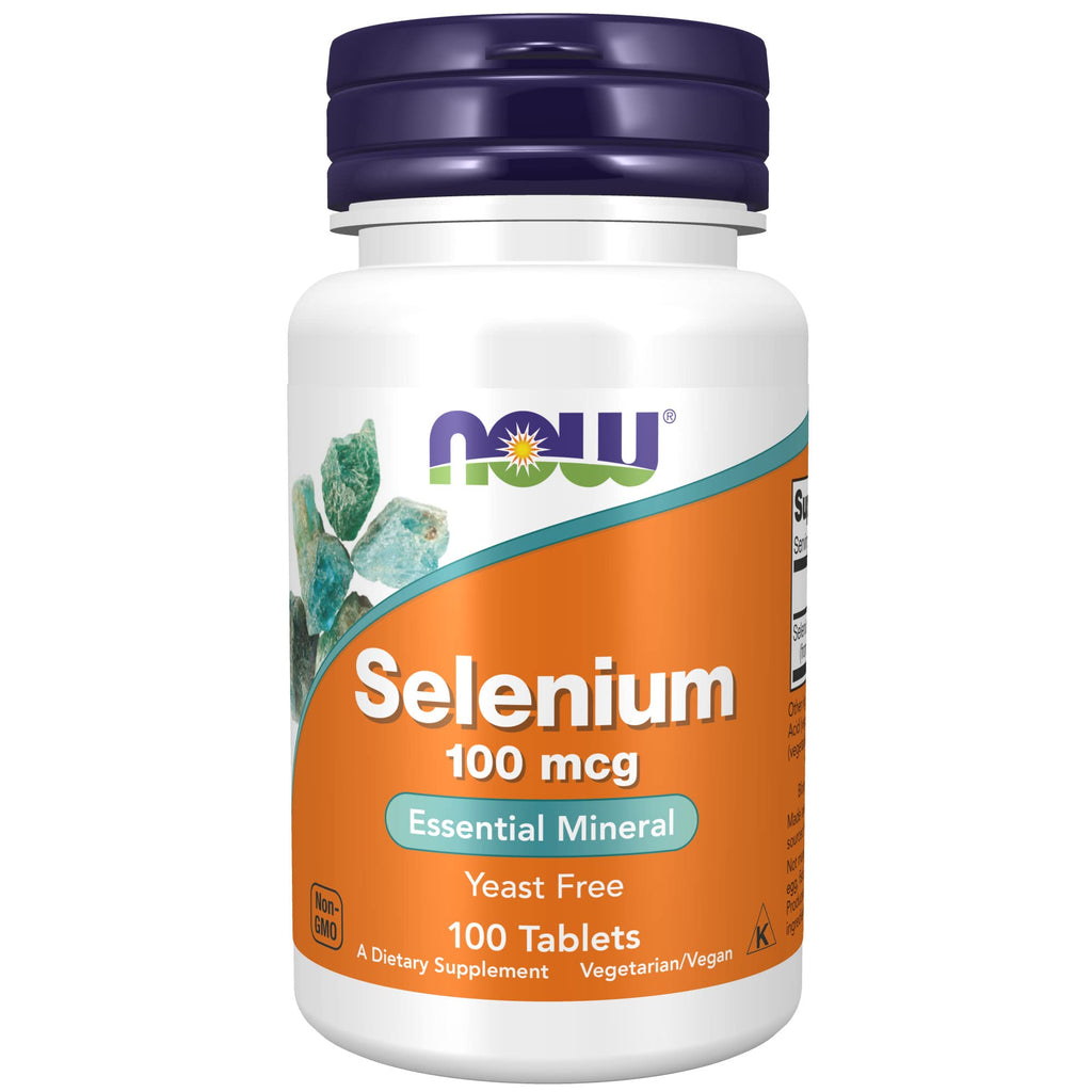 [Australia] - NOW Supplements, Selenium (L-Selenomethionine) 100 mcg, Essential Mineral*, 100 Tablets 