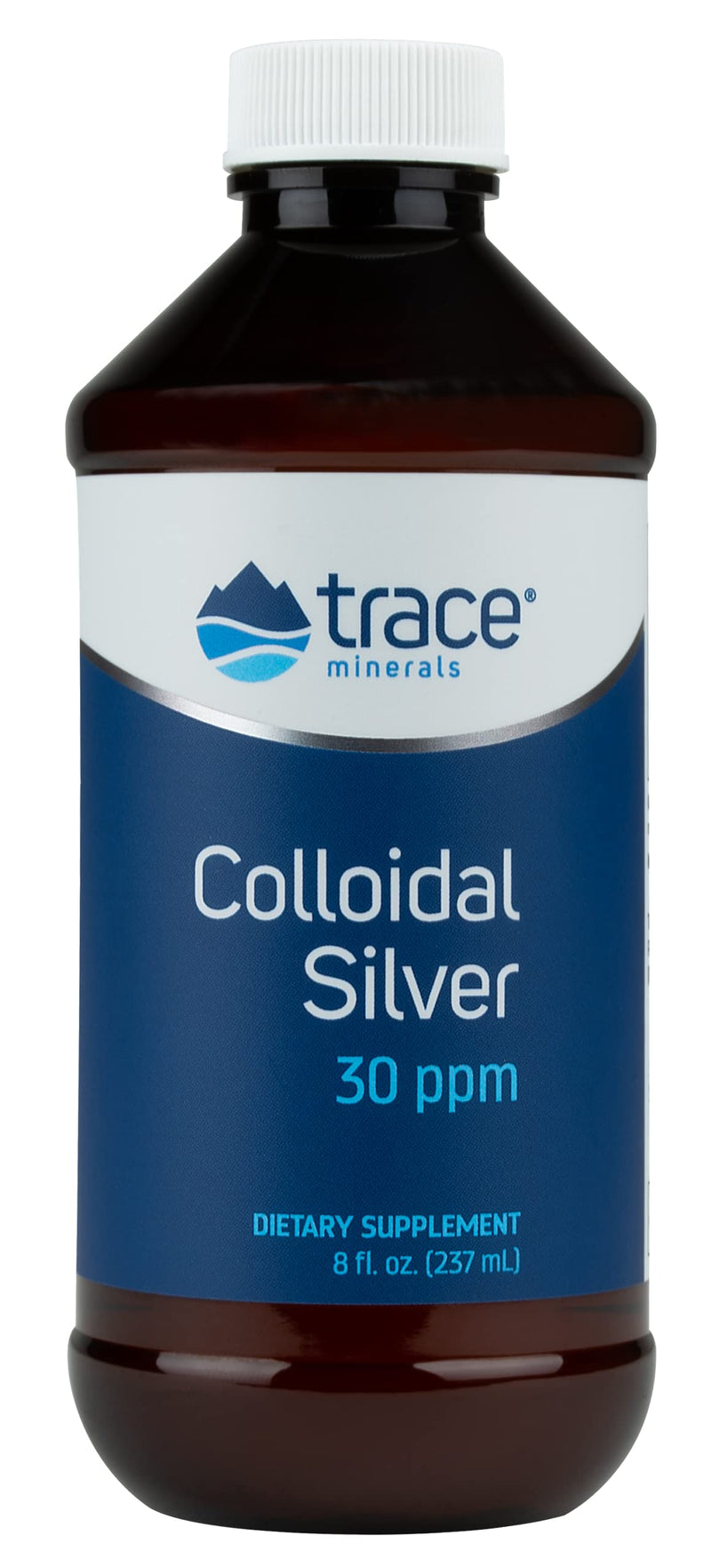 [Australia] - Trace Minerals Research Vegan Colloidal Silver, Bio-Active Silver Hydrosol Liquid Mineral Supplement, Natural & Pure, 30 PPM, 8 fl. Oz 