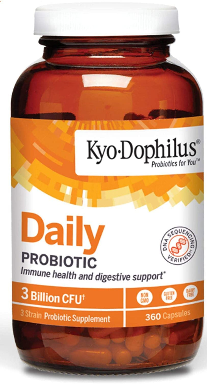 [Australia] - Kyo-Dophilus Daily Probiotic, Immune and Digestive Support, 360 capsules (Packaging may vary) 360 Count (Pack of 1) 