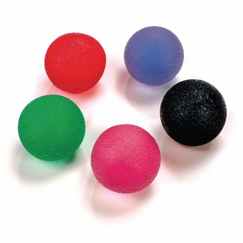[Australia] - Sammons Preston Set of 5 Hand Therapy Balls, Set of 5 Hand & Finger Exercisers, Varying Resistance for Grip Strength & Physical Therapy, Stress Ball, Fidget Toy, Squeeze Ball for Arthritis Pain Relief 