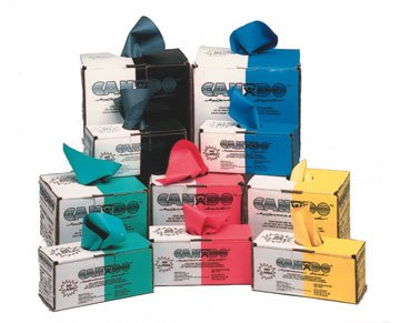 [Australia] - CanDo 10-5605 Latex Free Exercise Band, 4' Length, Black-X-Heavy Black: X-Heavy 4 foot singles 