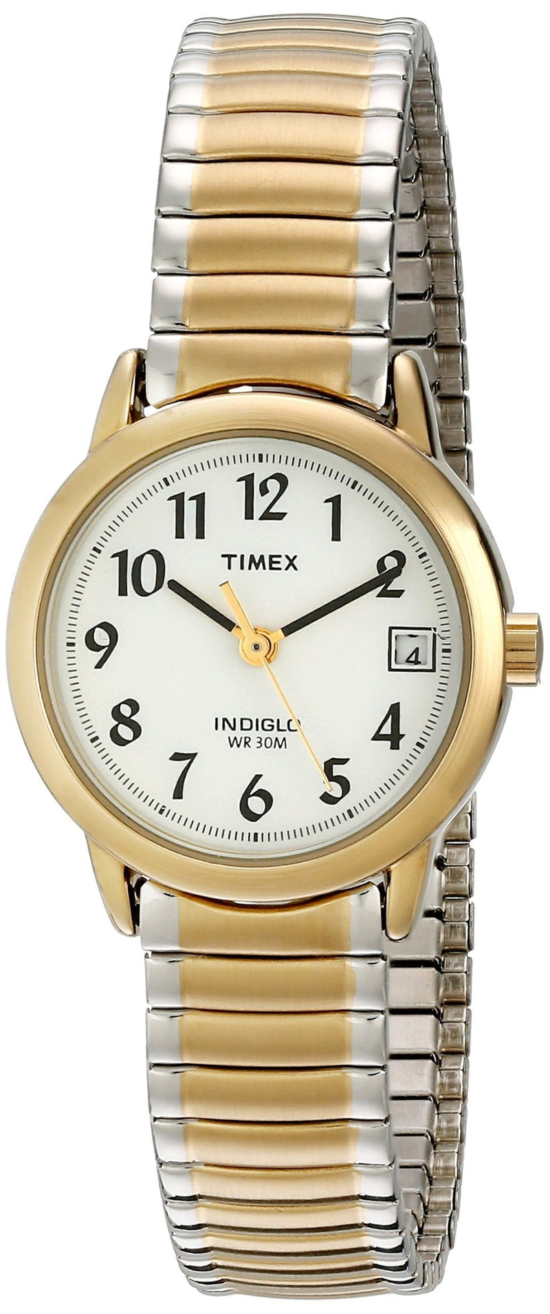 [Australia] - Timex Women's T2H491 Easy Reader 25mm Two-Tone Stainless Steel Expansion Band Watch 