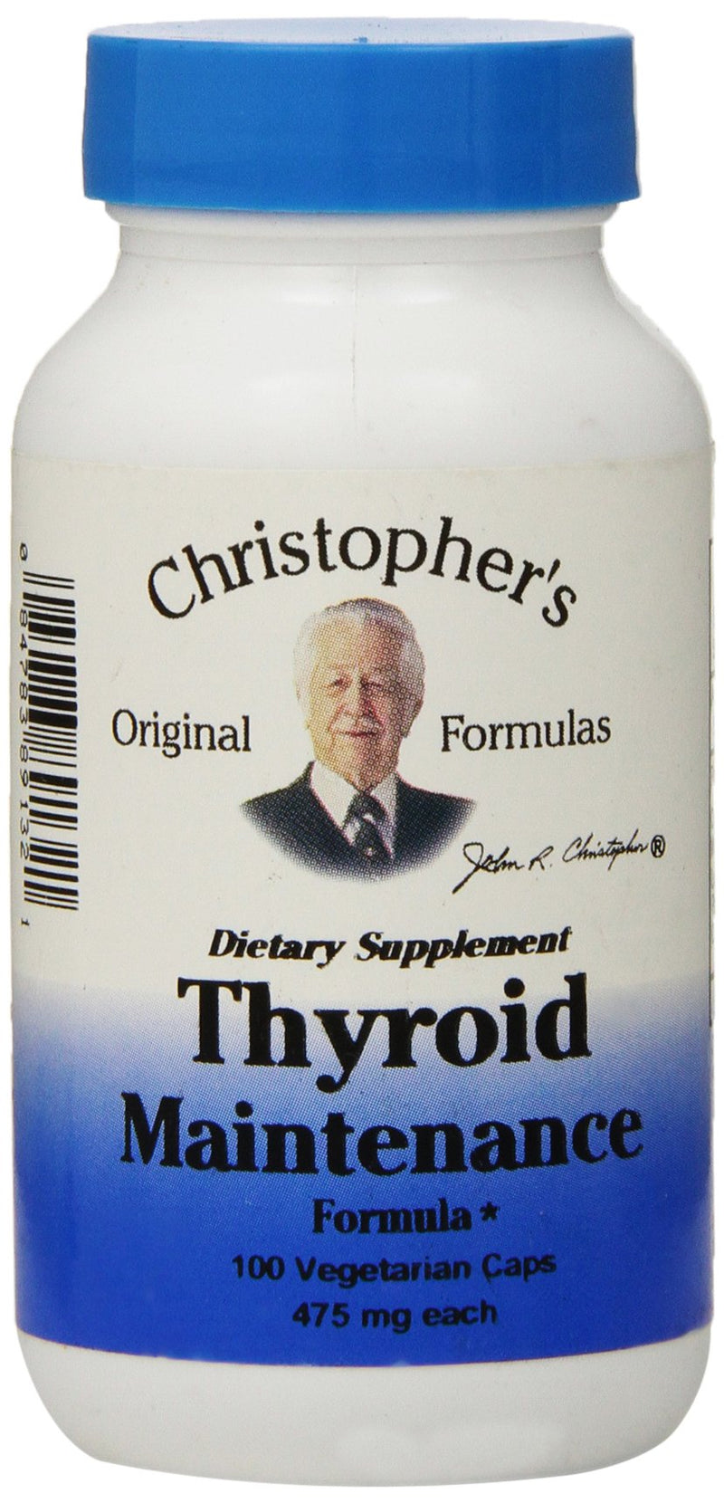 [Australia] - Dr. Christopher's Original Formulas Thyroid Maintenance Formula Capsules, 100 Count 